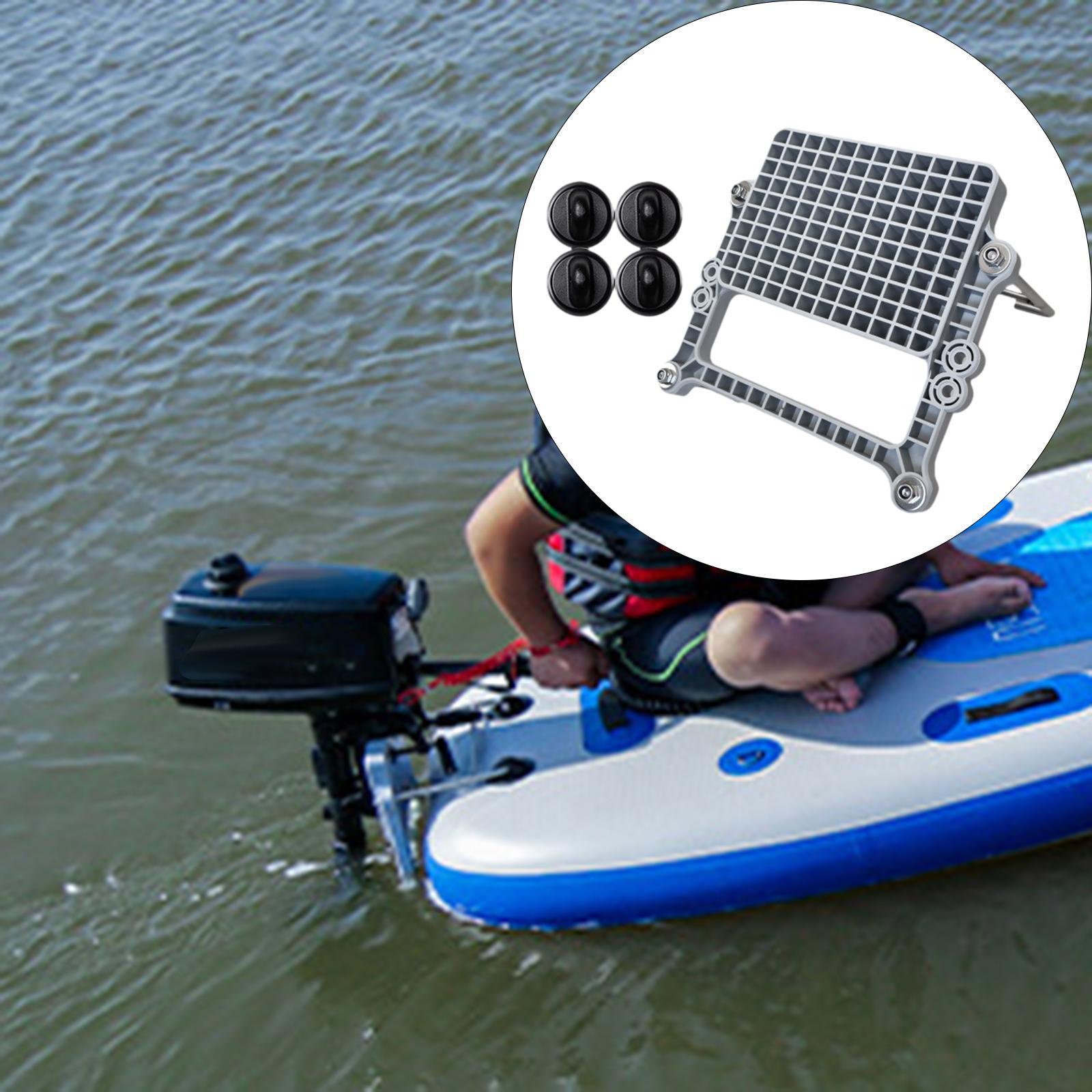 Fishing Kayak Crate - Bootsmotor-Montagesatz, leistungsstarker Außenbordmotorständer für Angelkajaks, Schlauchboote,