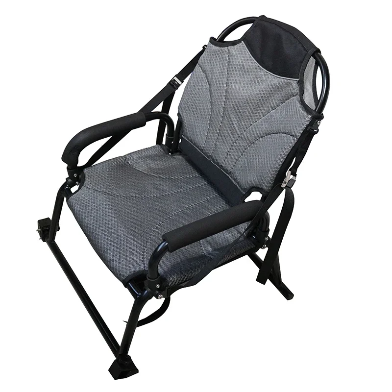 Fishing Kayak Sit In - Atmungsaktiver Netz-Kajak-Angelstuhl mit Armlehnen, leichter 3,2