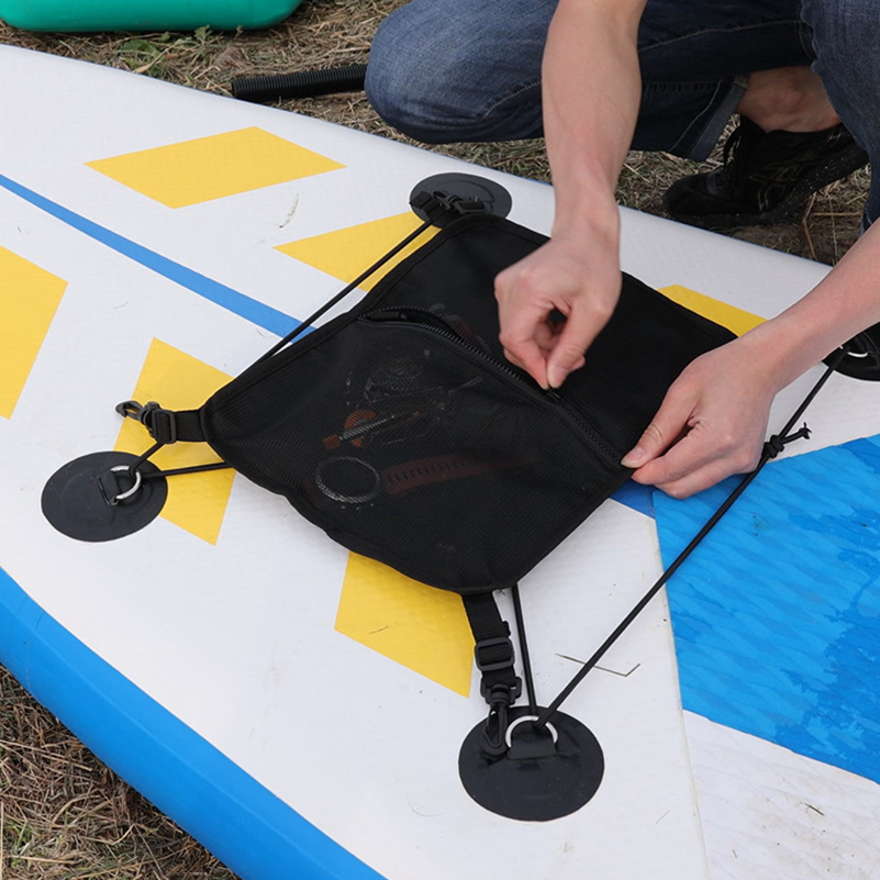 Fishing Kayak Crate - Mesh Deck Bag Aufbewahrungstasche für Paddle