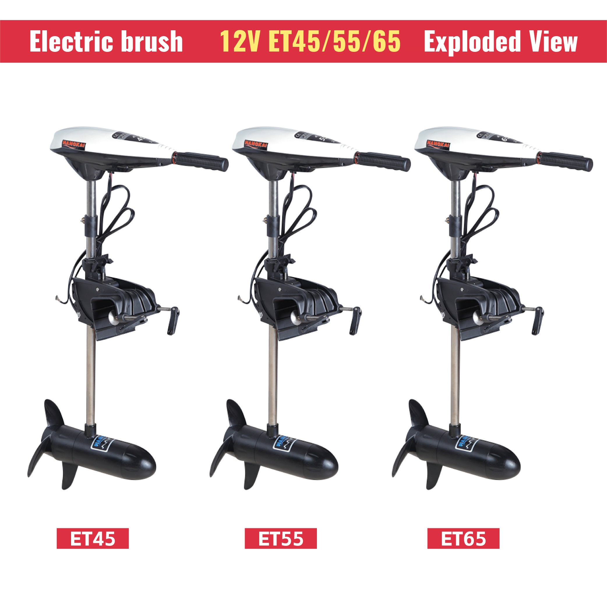 12V 600W 55LBS Hochleistungs-E – Fishing Kayak Trolling Motor Bewertung und Preis